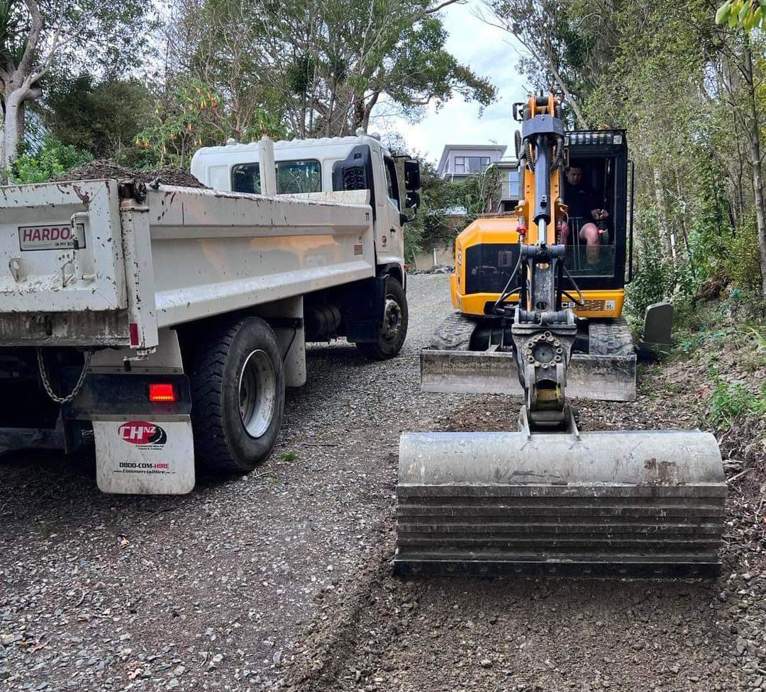 Dunedin earthmoving driveway